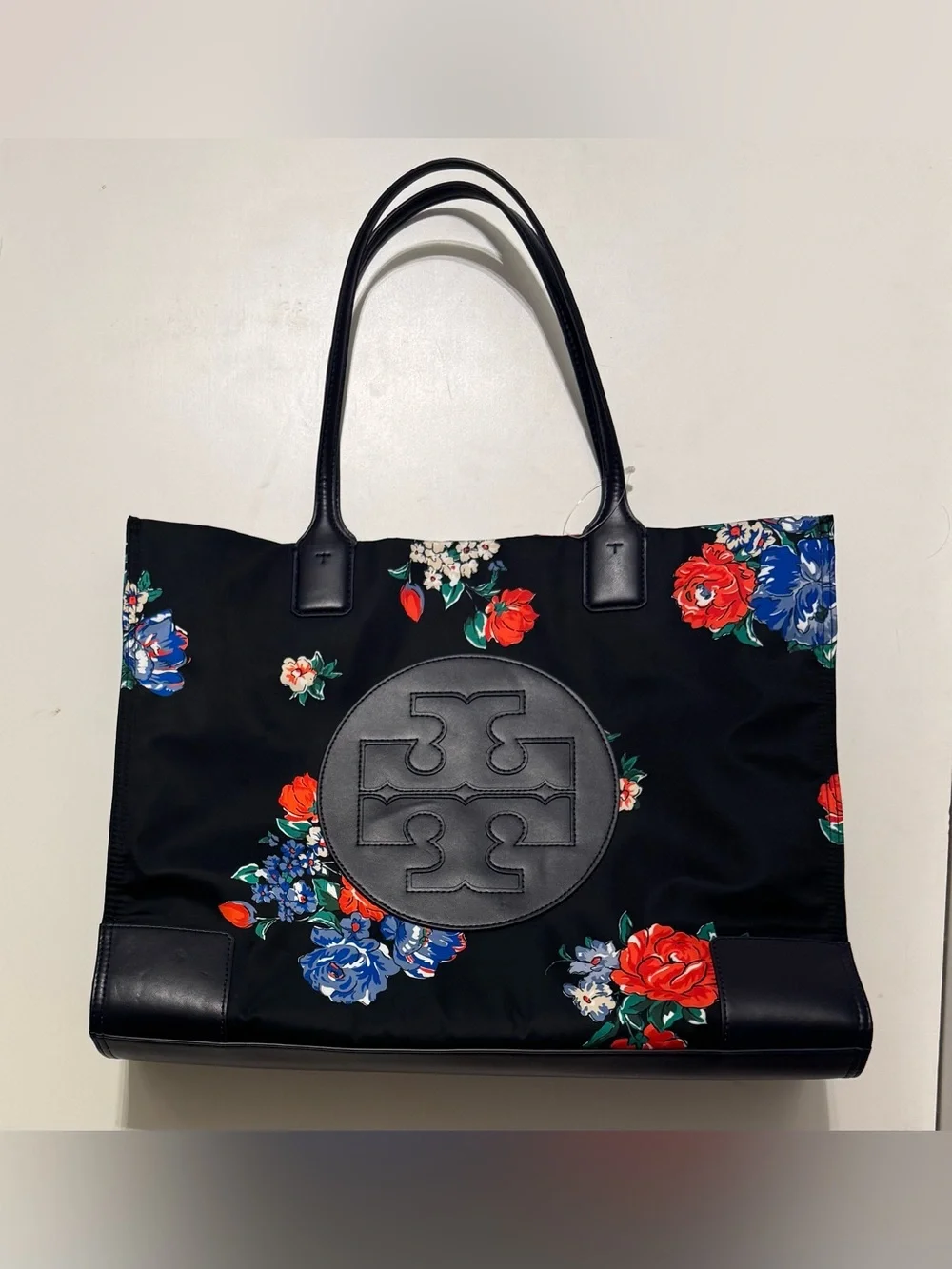 Tory Burch Floral Print  Ella Tote NWOT